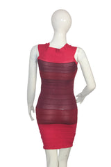ThriftyFy Red Sleeveless Bodycon (Small)