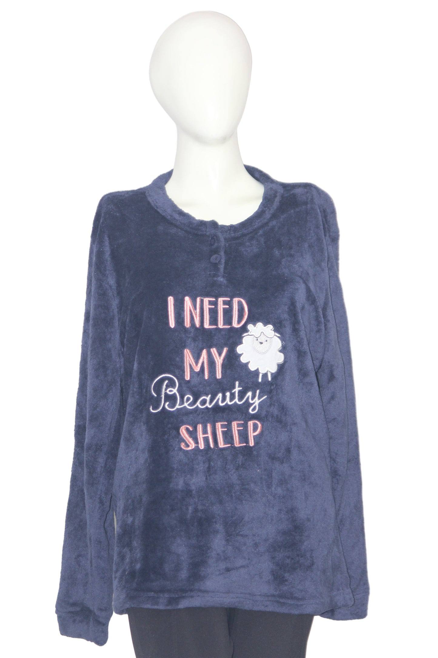 Navy Fleece Comfort Sweater – Sweet & Secret