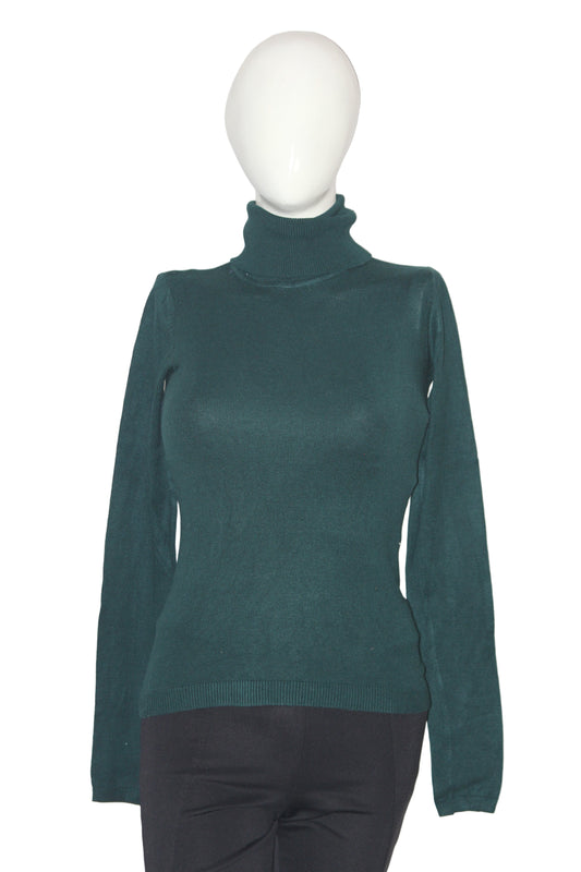 Pull & Bear Green High Neck (Small)