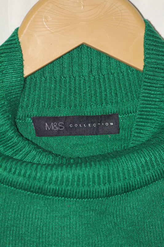 M&S Green & Blue High -Neck (Medium)