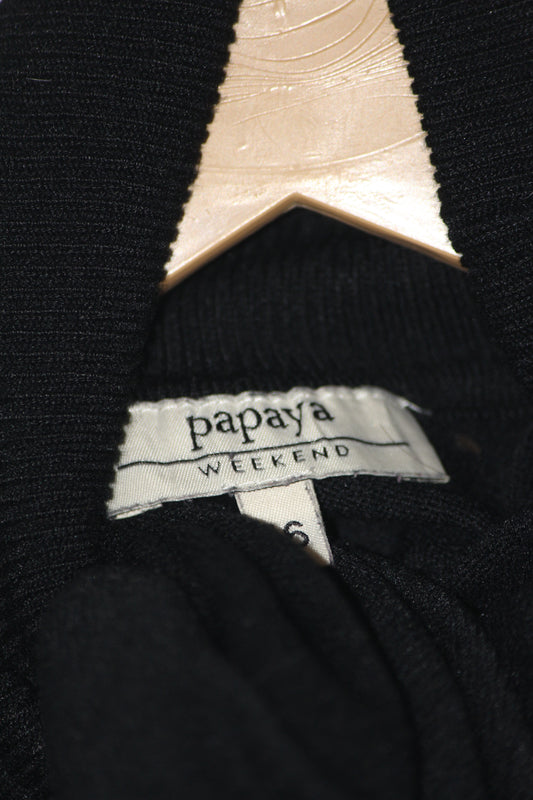 Papaya Black High Neck (Large)