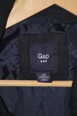 Gap Navy Blue Button Down Long Coat (Medium)