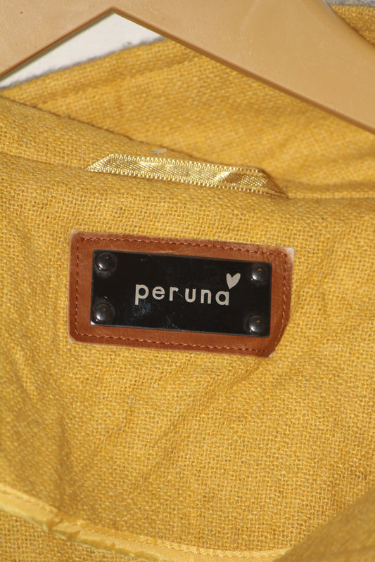 Per Una Grey Wool Blend Long Coat (Medium)