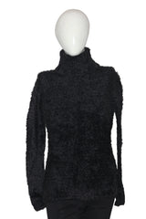 Black High Neck Sweater – C.M.P.55 – Small