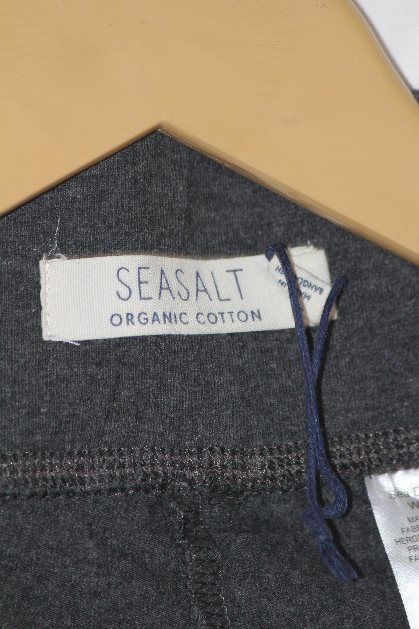 Sea Salt Grey Cotton Trouser (Large)