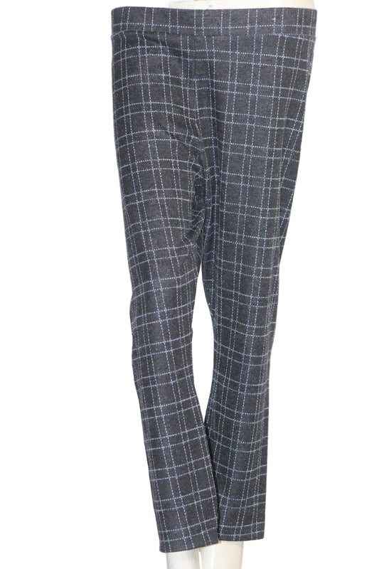 Tu Woman Checkered Black Trouser – Smart Plaid Style (Medium)