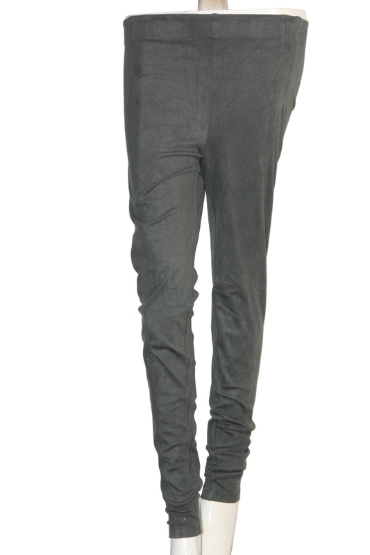 M&S Shiny Brown Trouser – Luxe Stretch Comfort (Medium)