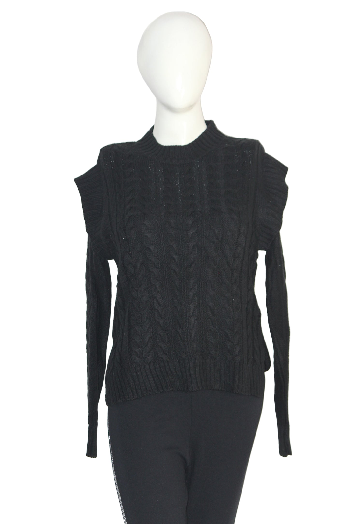 Elegant Black Knit Sweater – Mayoral – Medium
