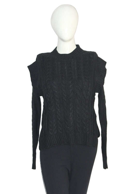 Elegant Black Knit Sweater – Mayoral – Medium