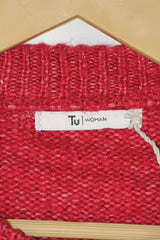 Cherry Red Winter Sweater – Tu – Small