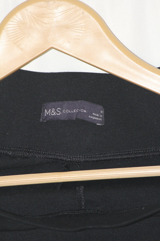 M&S Mirror Stripe Trouser – Elegant Shine Detail (Small)