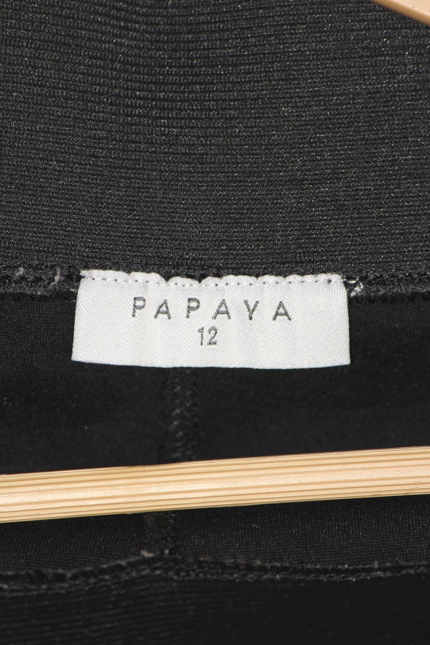 Papaya Black Slim Trouser – Smart Stretch Fit (Small)