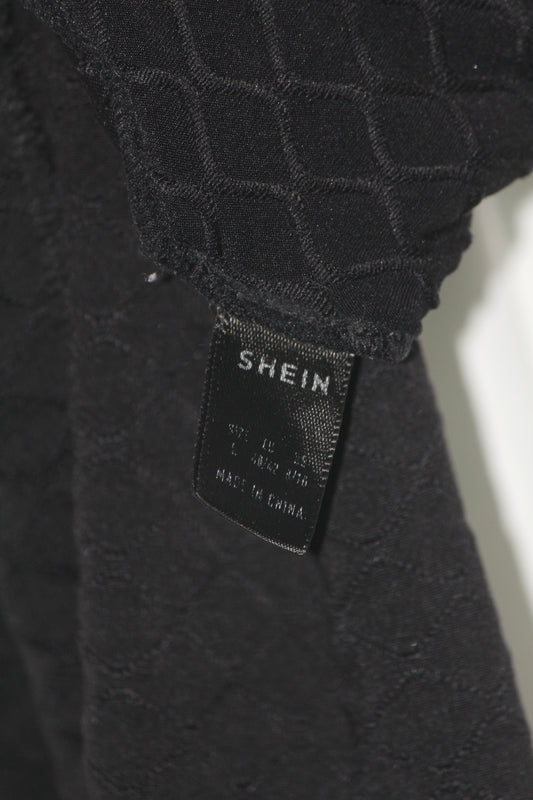 Shein Sleek Black Stretch Trouser – Modern Fit (Small)