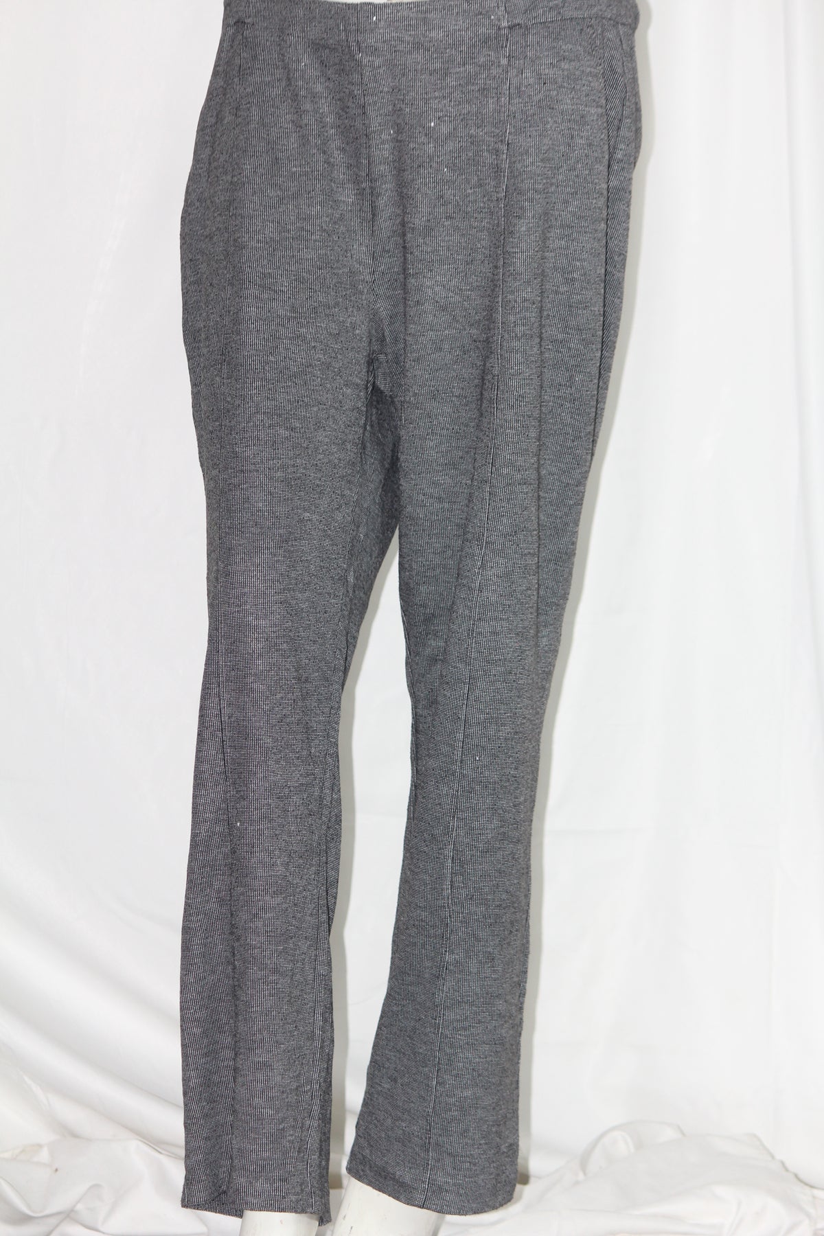 M&S Black & Gray Check Pant – Large