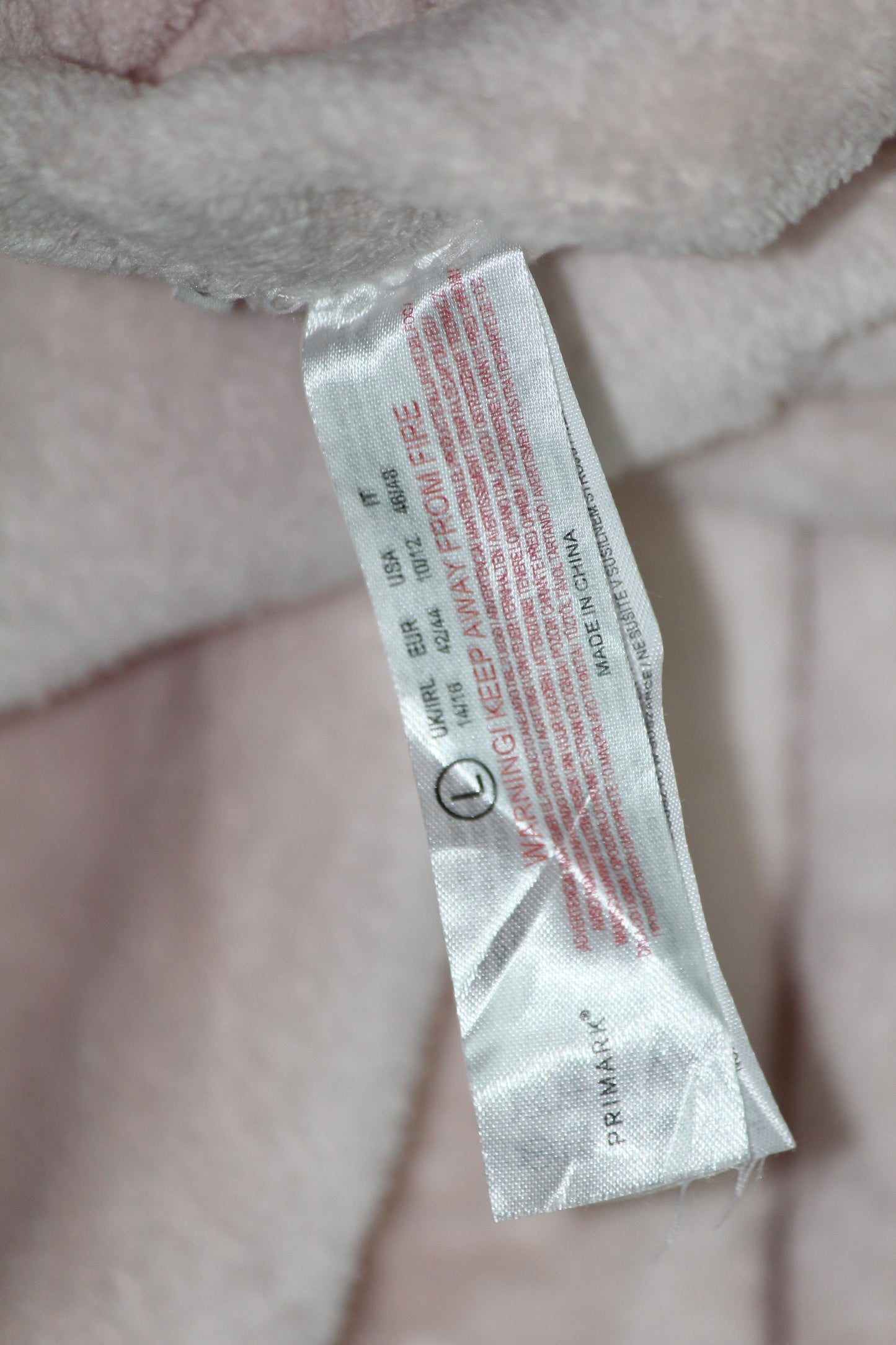Primark Light Pink Warm Tights – Soft Everyday Essential (Large)