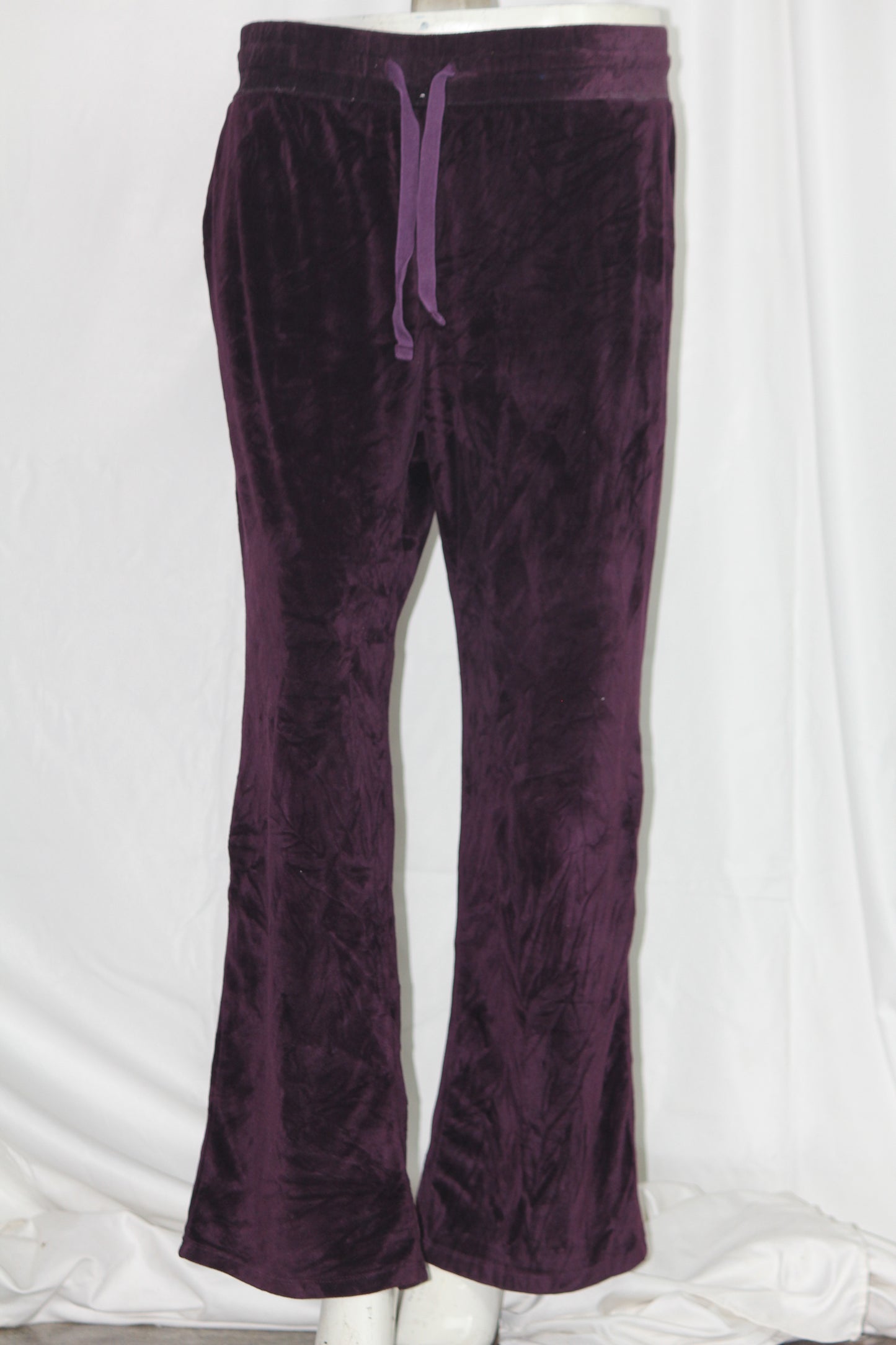 M&S Maroon Soft Stretch Warm Tights – Elegant Winter Wear (Large)