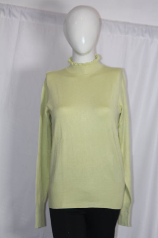 River Island Green Yellow Women’s High Neck (Medium)