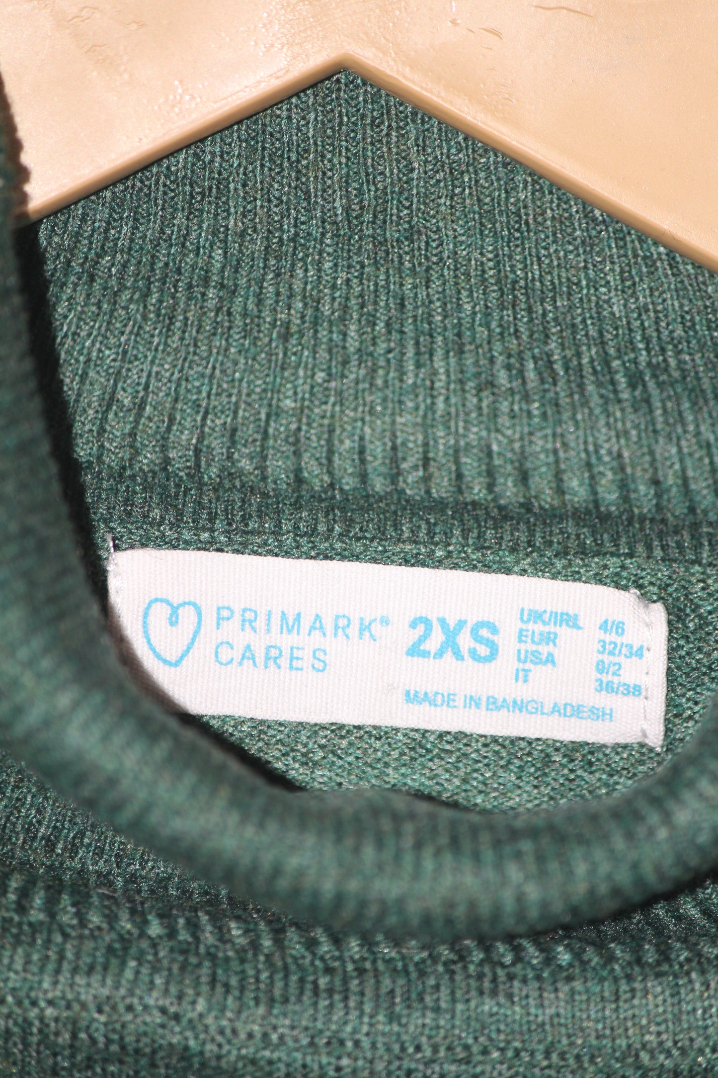 Primark Sea Green Women’s High Neck (XS)