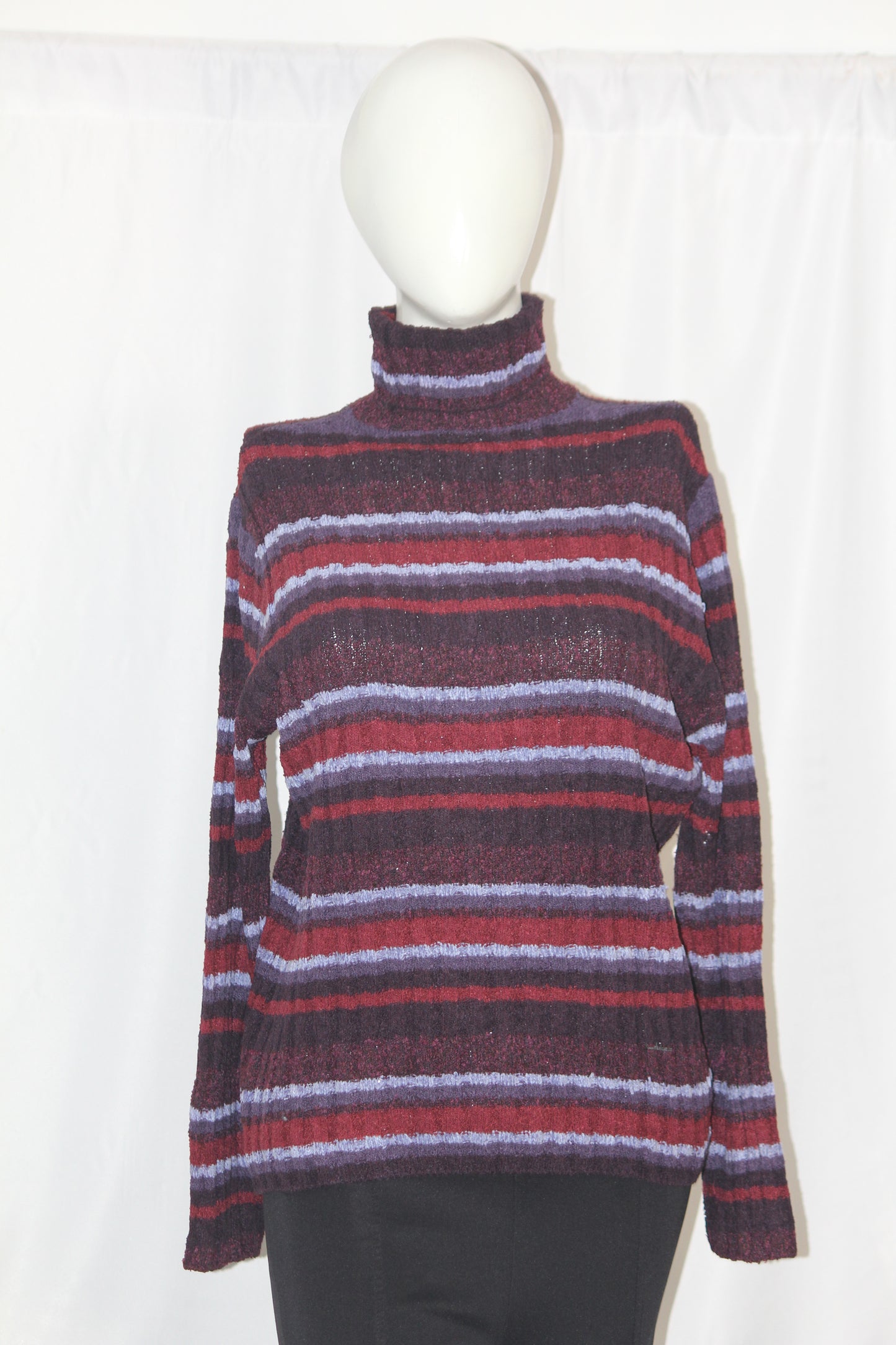 M&S Multi-Color Striped Women’s High Neck (Medium)
