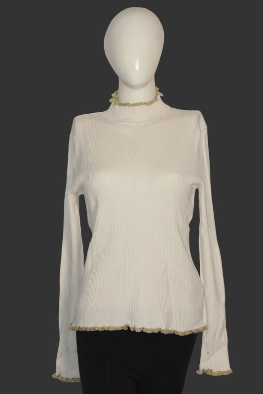Per Una Off-White Women’s High Neck (Medium)