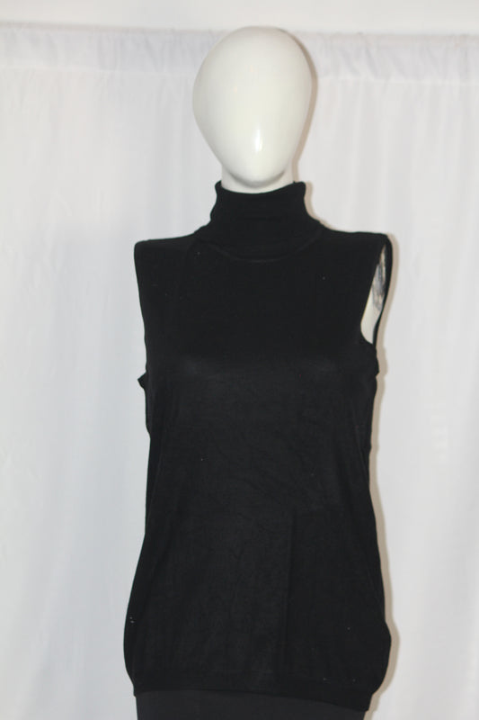 Primark Black Sleeveless Women’s High Neck (Large)