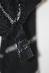 George Black Striped High Neck (Small)