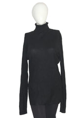 Asos Black Acrylic Hig-Neck (women’s Medium)