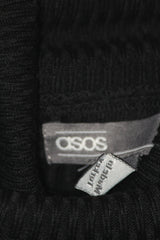Asos Black Acrylic Hig-Neck (women’s Medium)