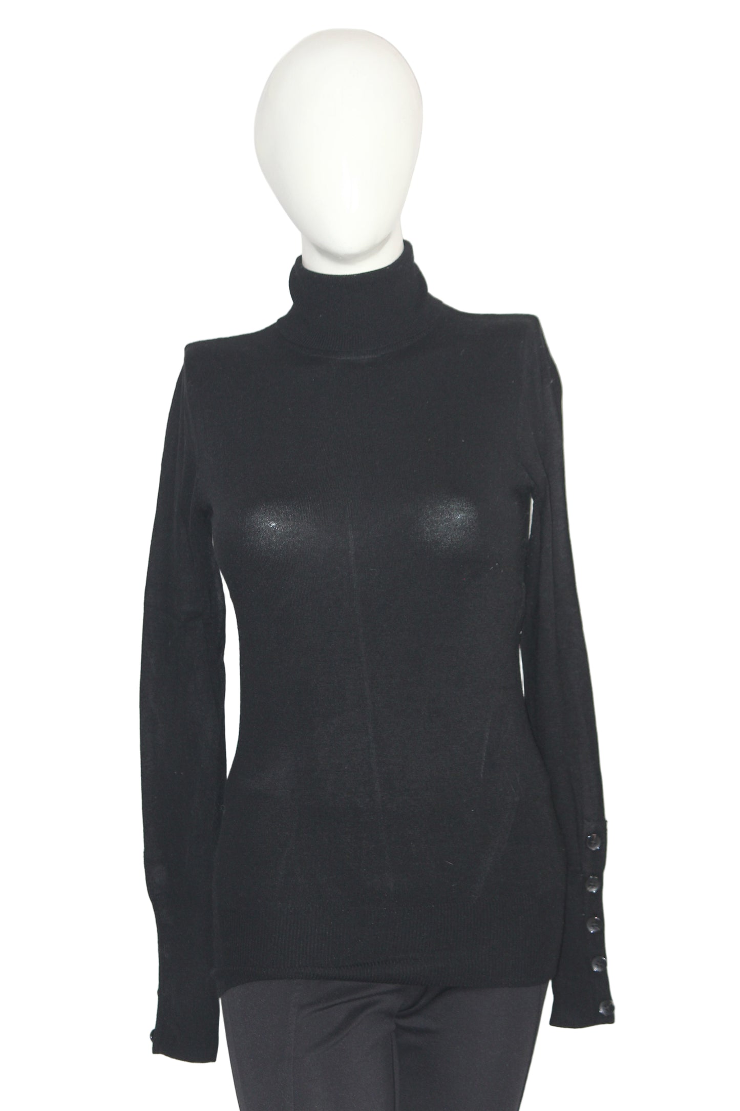 Mint Velvet Black High Neck (Small)