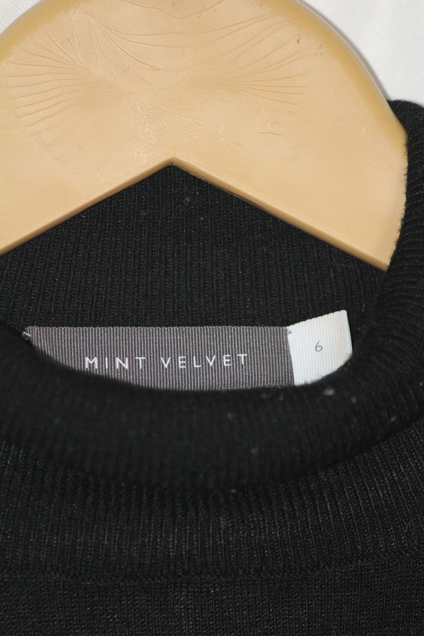 Mint Velvet Black High Neck (Small)
