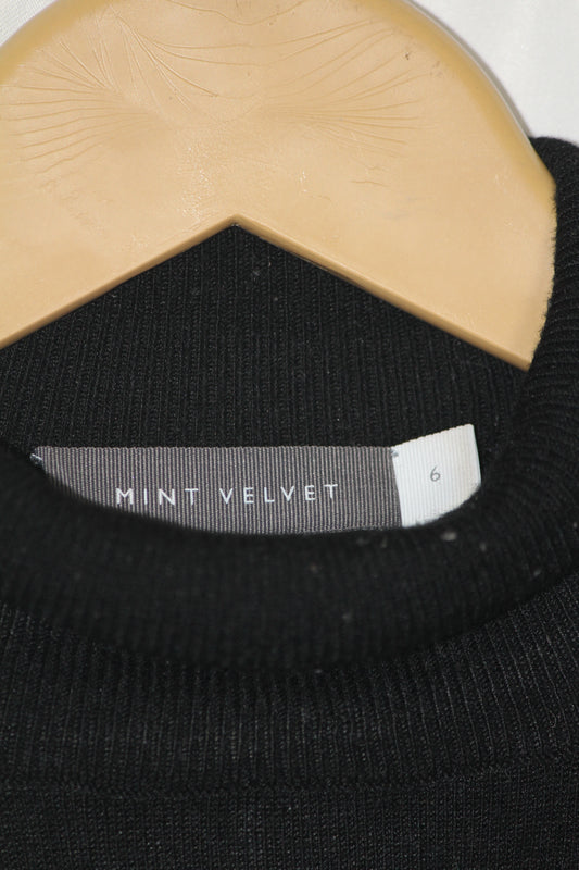 Mint Velvet Black High Neck (Small)