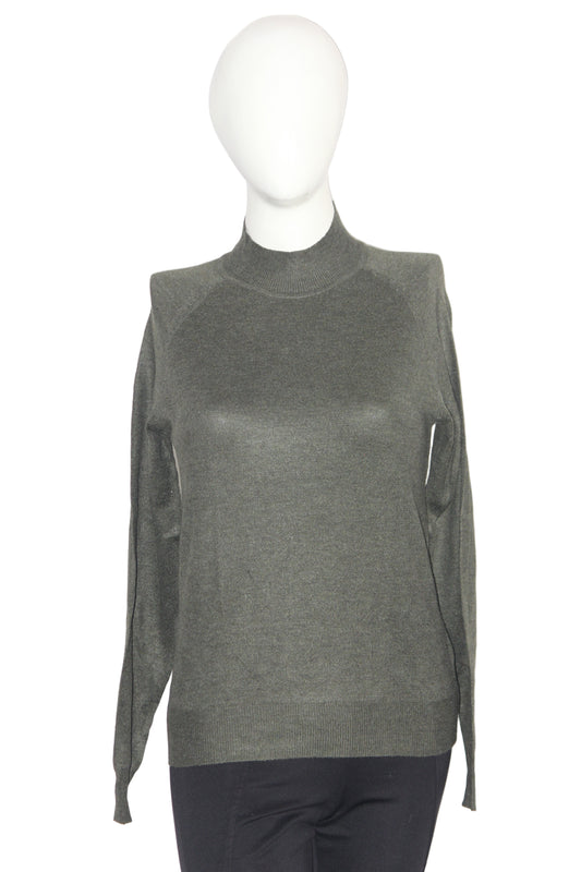 ThriftyFy Green women’s Hi Neck (Small)