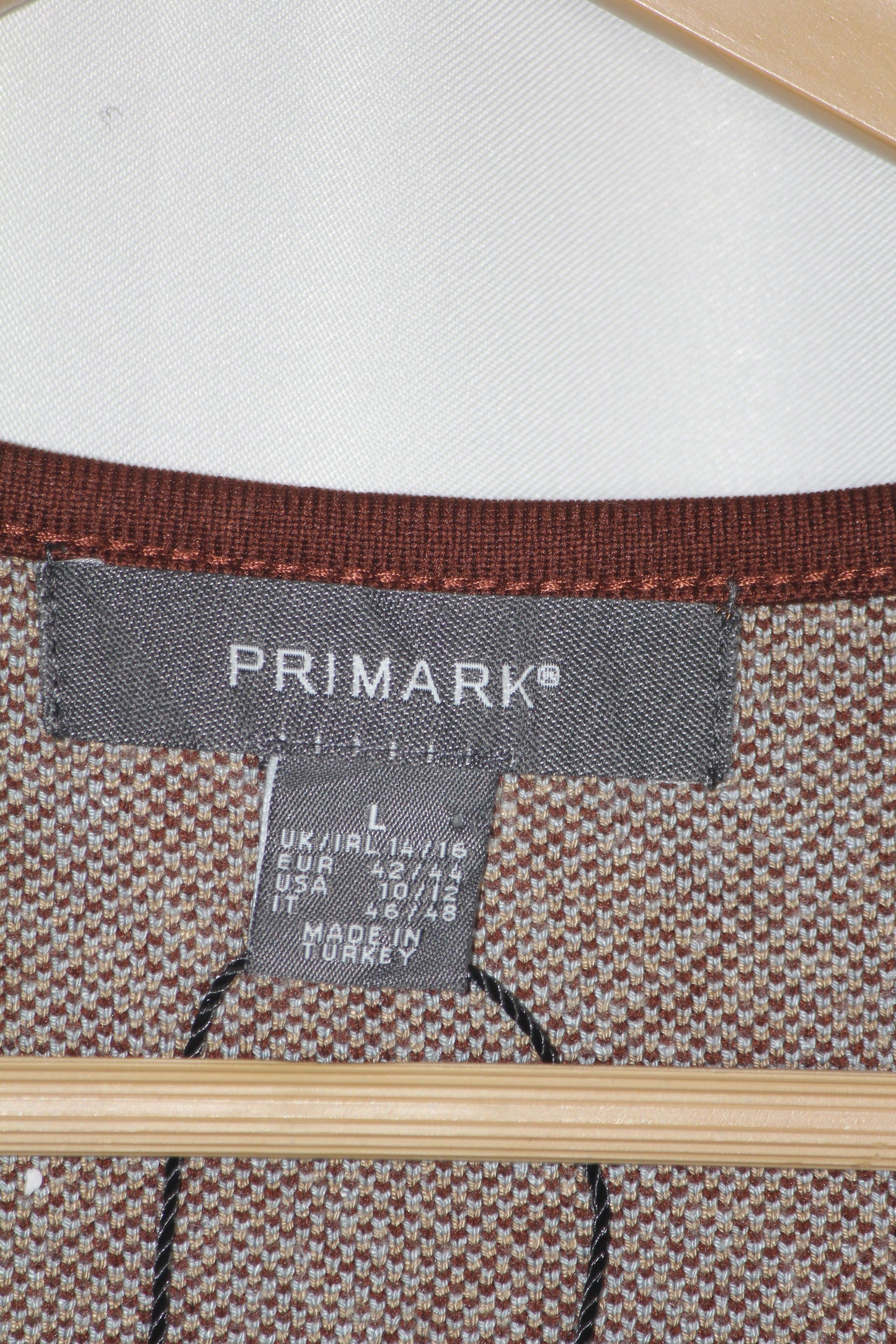Primark Brown Sleeveless Bodycon (Medium)