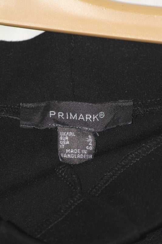 Primark Black Viscose Stretch Trouser – Medium