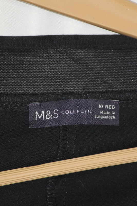 M&S Black Tailored Trouser – Medium