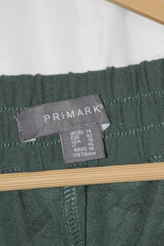 Primark Green Cargo-Style Trouser – Medium