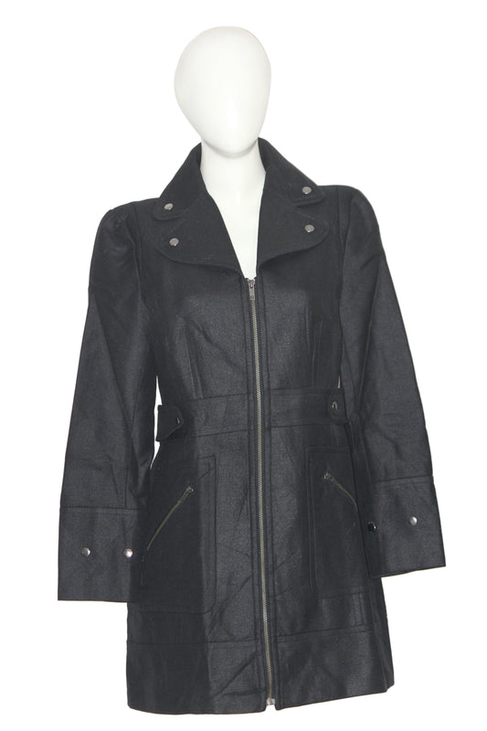 Limited Collection Black Wool Coat (Small)