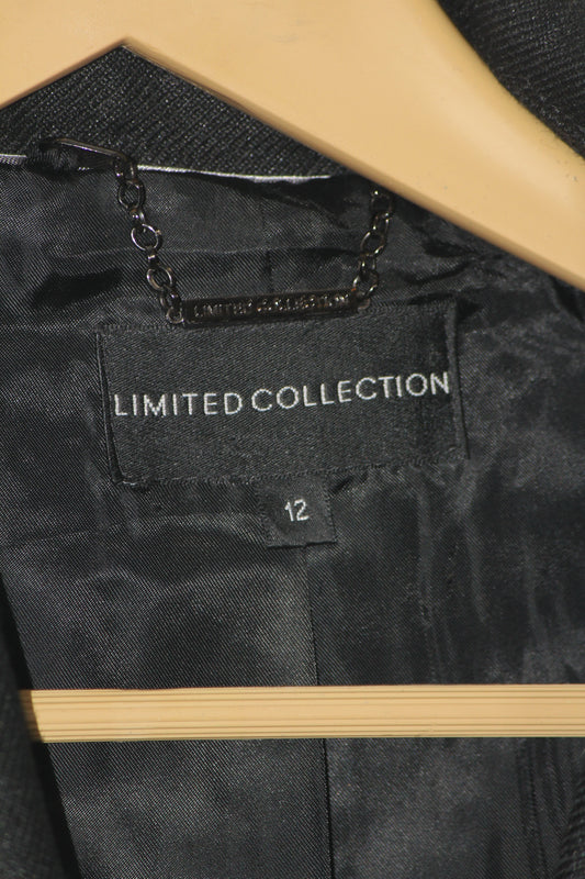 Limited Collection Black Wool Coat (Small)