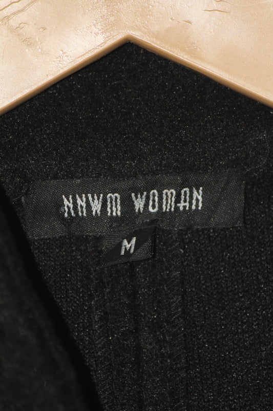 NNWM Woman Black Long Coat (Medium)