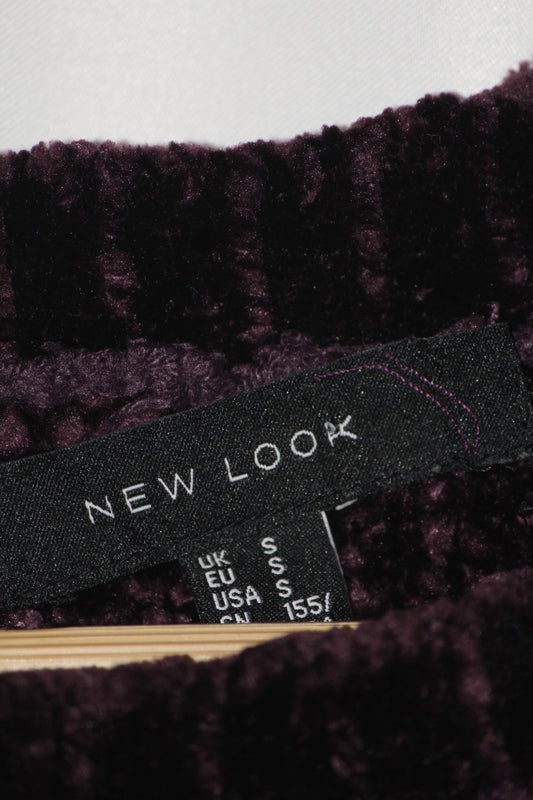 Maroon Winter Knit Sweater – New Look – Small