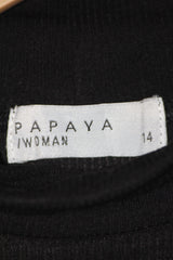 Papaya Black Unisex Hi Neck (Medium)