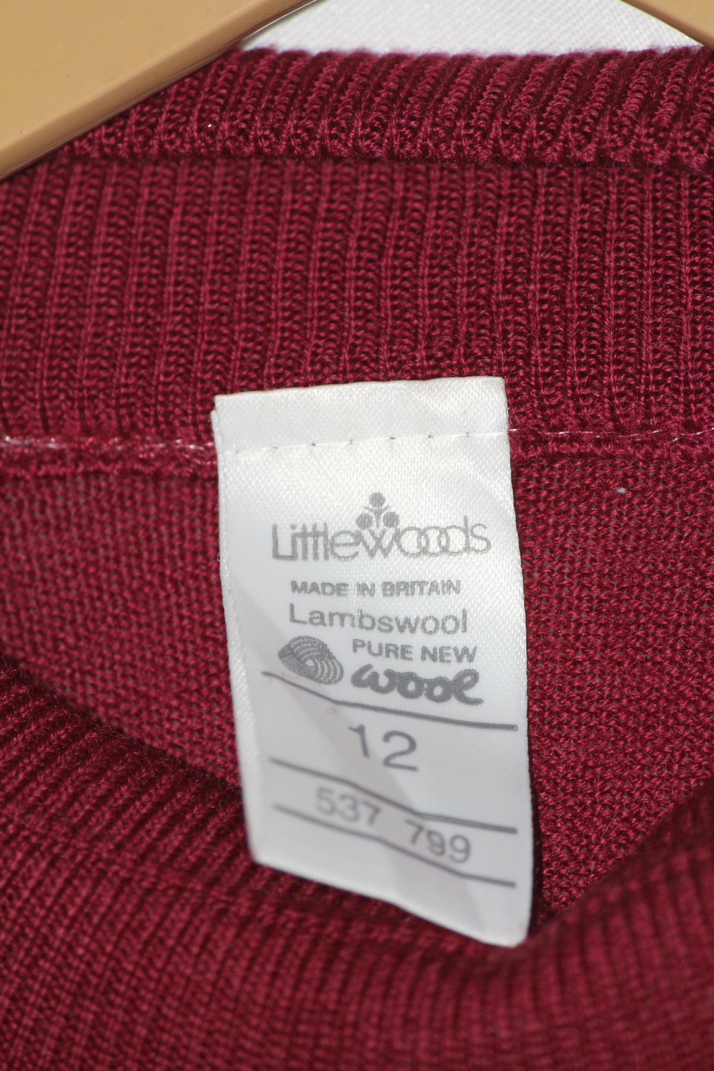 Little Woods Maroon women’s Hi Neck (Medium)