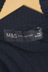 M&S Medium Navy High Neck (Medium)
