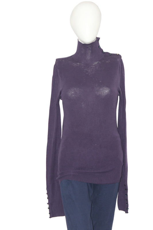 Nougat Dark Purple High-Neck (Small)