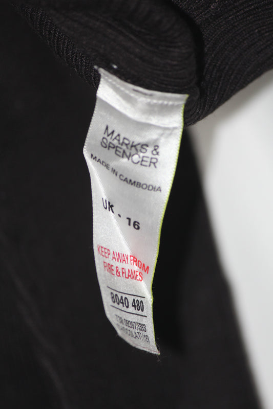 M&S Black High Neck (Small)