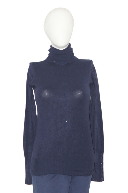 ZARA Navy Blue Women’s High Neck (Small)