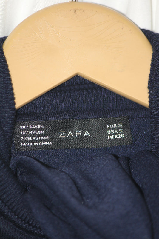 ZARA Navy Blue Women’s High Neck (Small)