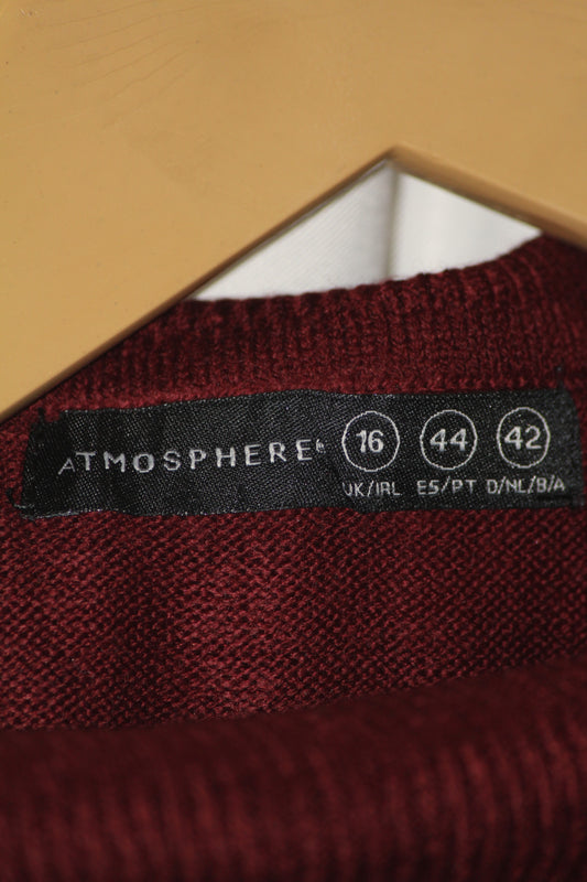 Atmosphere Maroon Acrylic High-Neck (Large)