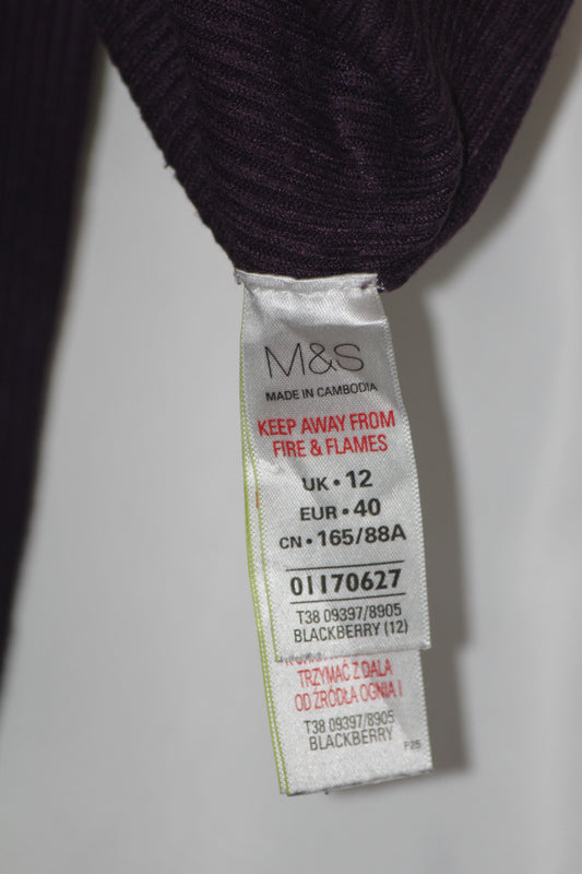 M&S Blackberry Women’s High Neck (Large)