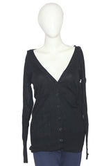 George Black Button-Down Sweater (Medium)